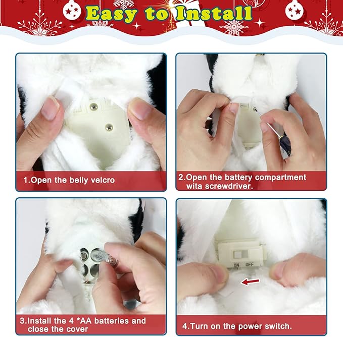 Interactive LED Robotic Cat, Barking Meow Kitten, Electronic Pet, Animated Toy for Girls & Kids