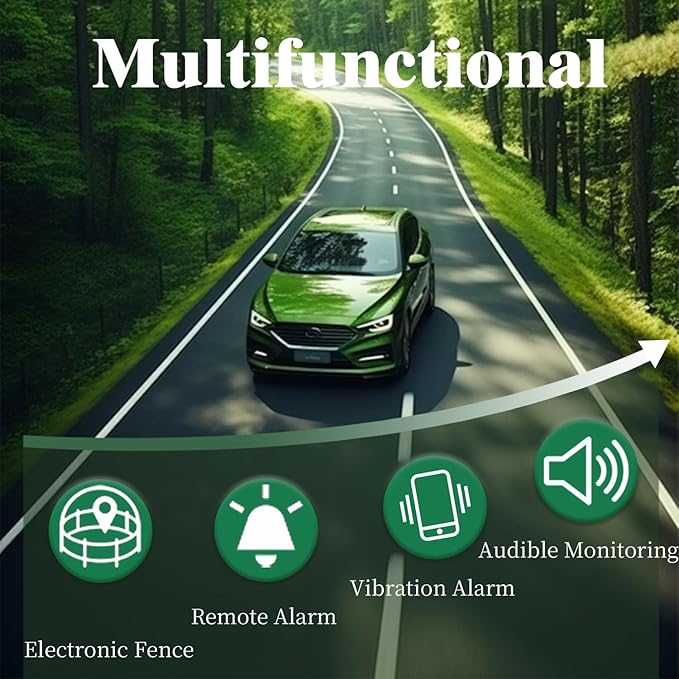 GPS Tracker for Vehicles, Mini Hidden Car GPS Tracker,Magnetic Waterproof GPS Locator Global Coverage Real-Time Tracking,for Cars,Assets,Pets,Children and Elderly,No Subscription No Monthly Fee