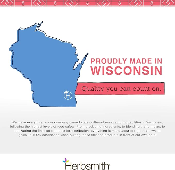 Herbsmith Bladder Care- Bladder Support for Cats- Urinary Tract Cat Supplement – Maintains Kidney Health for Cats– 75g