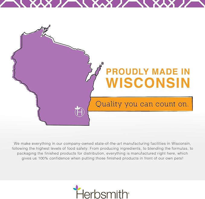 Herbsmith Sound Dog Viscosity – Advanced Joint Support for Dogs – Veterinarian Recommended Glucosamine for Dogs, Hyaluronic Acid, Chondroitin, MSM – Natural Arthritis Pain Relief – 120ct Large Chews