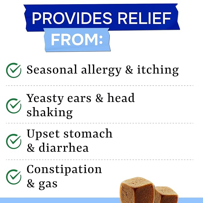 Advanced Dog Probiotics for Digestive Health & Enzymes - Diarrhea, Gas, Upset Stomach Relief & Season Allergy - Chews for Digestion - Prebiotics Fiber Supplement - Pet Probiotics for Dogs - 120 Chews