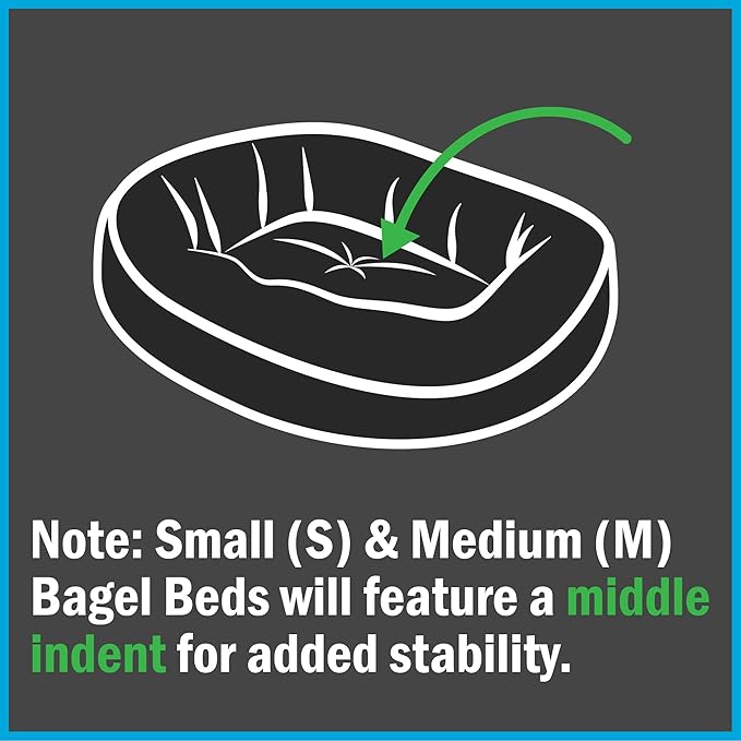 Majestic Pet 24 Inch Suede Shredded Memory Foam Mix Calming Small Dog Bed Washable 24 x 19 x 7 (Inch) - Cozy Soft Round Donut Dog Bed with Spine for Head Support - Pet Bed Stone