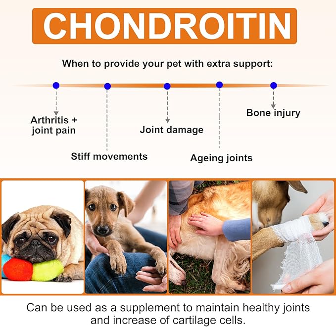 Hip and Joint Supplement for Dogs,Hip & Joint Pain Relief Pills - Large & Small Breed - Hip Joint Chews Canine Joint Health,Mobility & Flexibility Support -Duck Flavor 60 Count
