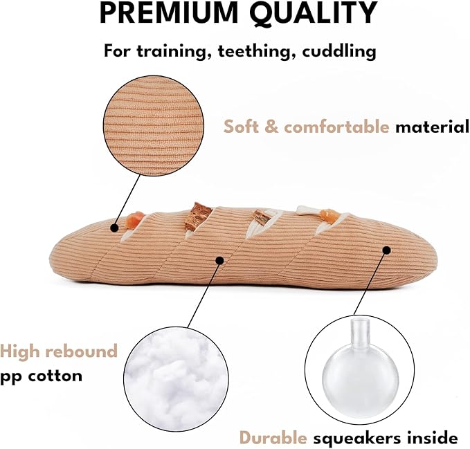 Interactive Squeak Dog Toy, Dog Enrichment Puzzle Toys, Stress Release Game for Boredom, Snuffle Activity Foraging Instinct Training of Dogs