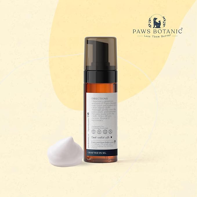 Paw Protéct 3-in-1 Foam Cleanser | Dog Paws Cleaner for Daily Use | Pet Paw Cleaner for Dogs – No-Rinse Paw Cleaner for Dogs & Puppies