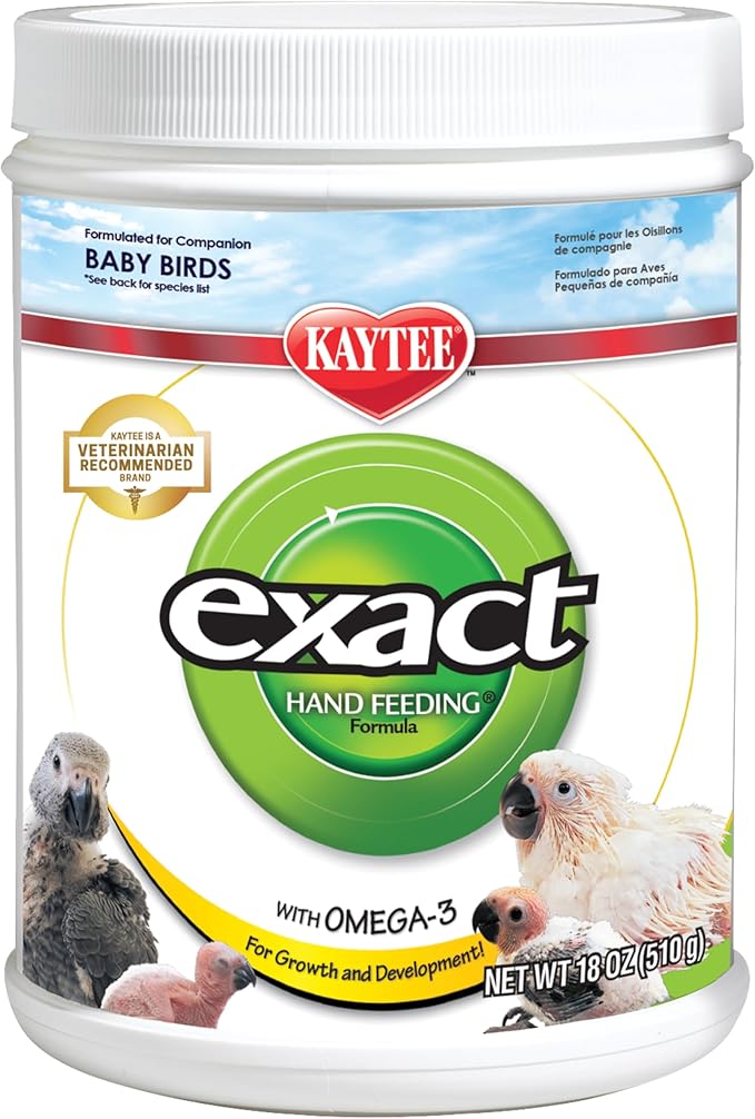 Kaytee Exact Handfeeding - Baby Bird 18 oz, Instant Formula