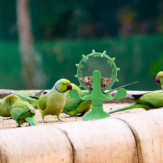 Oooct Bird Foraging Toys, Parrot Rotating Feeders, Bird Chewing Toys, Bird Enrichment Toys, Bird Cage Accessories, Suitable for Birds Parrots Parakeets Cockatiels Conures Lovebirds