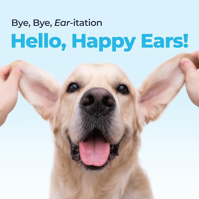 Vetnique Oticbliss Cat & Dog Ear Infection Treatment Drops - with 1% Hydrocortisone & MicroSilver BG for Dog Ear Infections - Vet Recommended Cat & Dog Ear Cleaner for Itchy Ear Relief