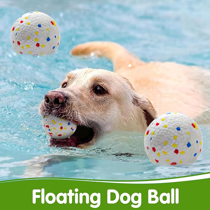 Dog Toy Balls 2.2 Inch, Indestructible Dogs Balls 5 Pack for Aggressive Chewers, Durable Interactive Toys for Small and Medium Puppy, Perfect for 2.2" Automatic Dog Ball Launcher (ETPU Material)