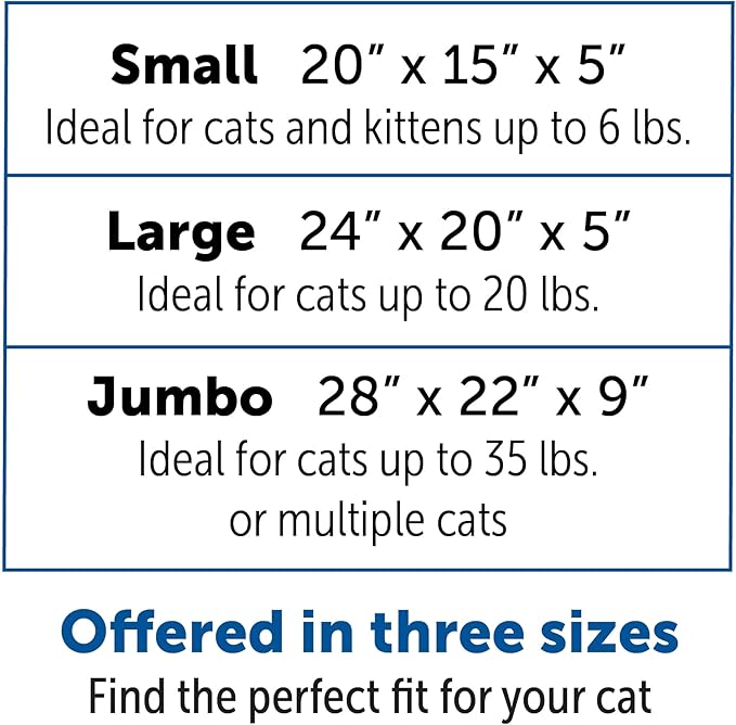 KittyGoHere Senior Cat Litter Box 2 Pack, Small Storybook Lavender Low Entrance Kitty Litter Box Sized for Cats Comfort, Perfect for Senior & Arthritic Cats, Made in USA - with Long-handle Jumbo Scoop