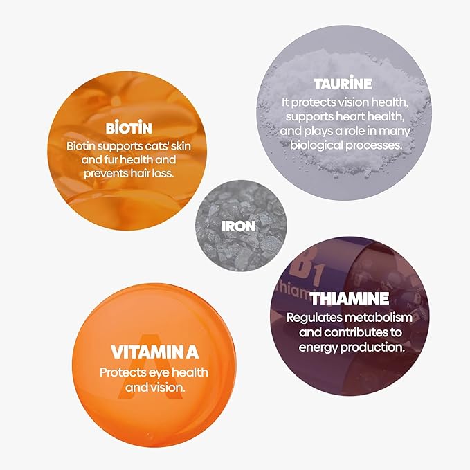 Hi Pet Multivitamin Cat Malt, Cat Treats Lickable, Supports Immune System, Metabolism, Dental Health, Weight Control, Iron for Cats, 2.65 Oz (Pack of 3)