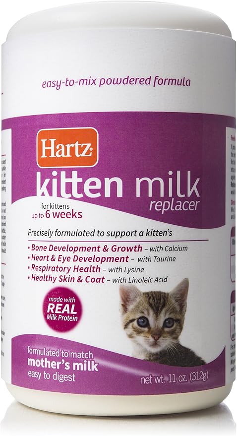 Hartz Powdered Kitten Milk Replacer Formula - 11Oz