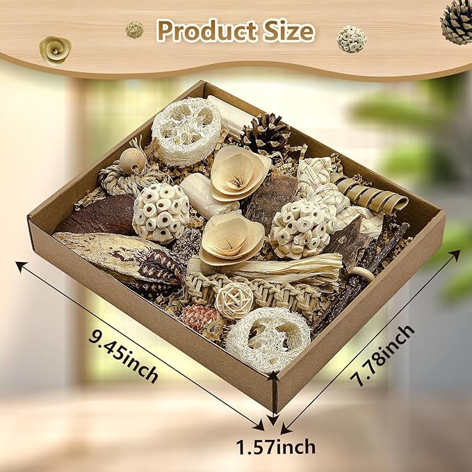 Natural Bird Toy Foraging Parrot Shredding Toys Box Conure Chewing Toys for Cockatiel Lovebird Parakeet Budgie Small-Medium Birds (Nature Color)
