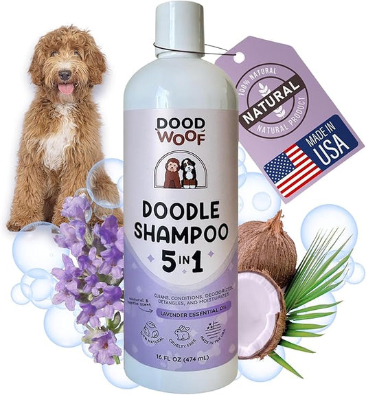 Dog Shampoo and Conditioner for Doodle | All Natural Dog Shampoo for Smelly Dogs | Sensitive Skin Pet Shampoo for Dogs| Goldendoodle, Doodles, Poodle, Puppy Shampoo and Conditioner