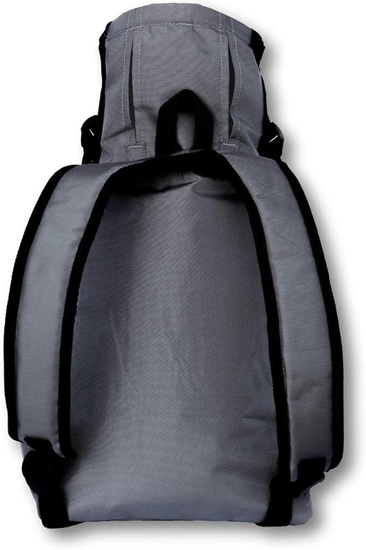 K9 Sport Sack Trainer - Medium, Iron Gate - Ideal for Dogs with 17-19” Back Length - Backpack-Style Training Carrier - Meant for Quick, Non-Strenuous Activities