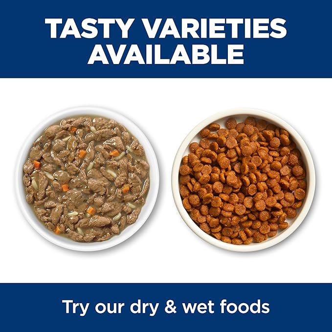 Hill's Science Diet Urinary Hairball Control Adult 1-6 Wet Cat Food, Tuna & Vegetables Stew, 2.9 oz Cans, Case of 24