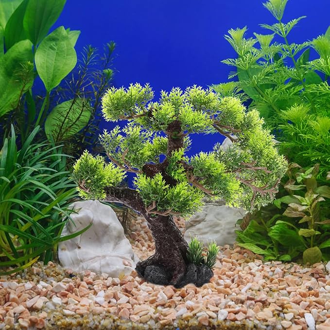Landscaping Tree Resin Tree for Decor Resin Ornament Fish Tank Decor Craft for Fish Tank Aquarium Plant Fake Bonsai Simulation Plant Garden Decor
