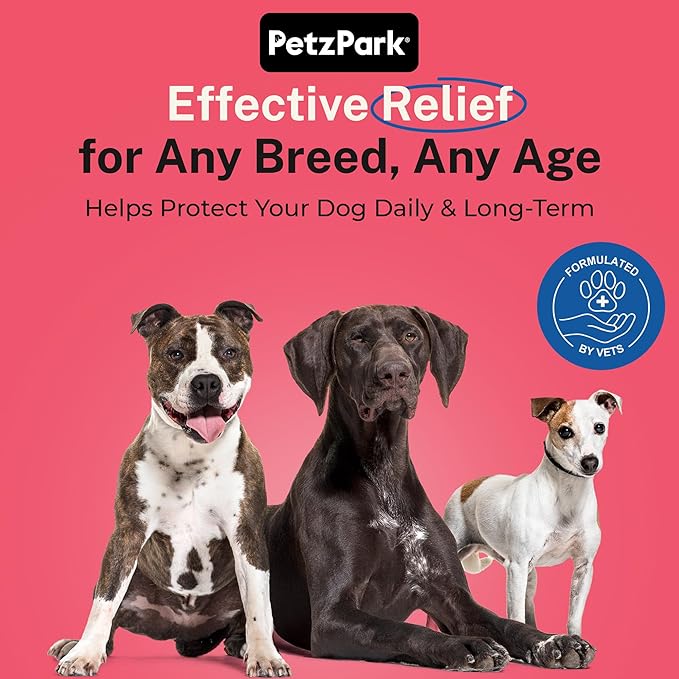 Glucosamine for Dogs - Hip & Joint Support Powder with Chondroitin & MSM - Arthritis Pain Relief, Hip Dysplasia Treatment - 800mg Glucosamine - 90 Scoops