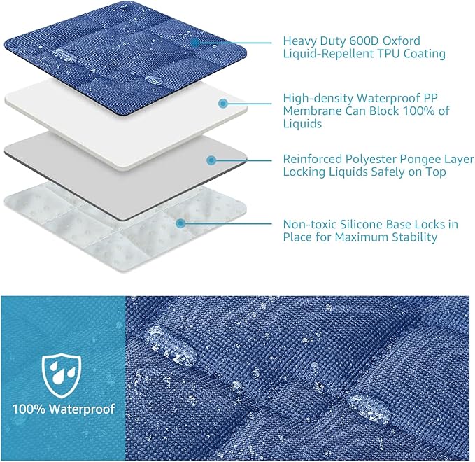 Lassie Dog Car Seat Covers for Back Seat, Waterproof Dog Car Hammock with Mesh Window Durable Scratch Proof Nonslip Pet Car Seat Covers Universal Fit Protector for Cars, Trucks & SUVs