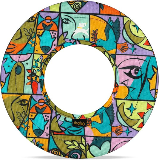 OllyDog Super Flyer | Durable Dog Frisbee | Soft & Lightweight Flying Disc | Gentle on Teeth & Gums | Water-Resistant Outdoor Toy (Cloud9)