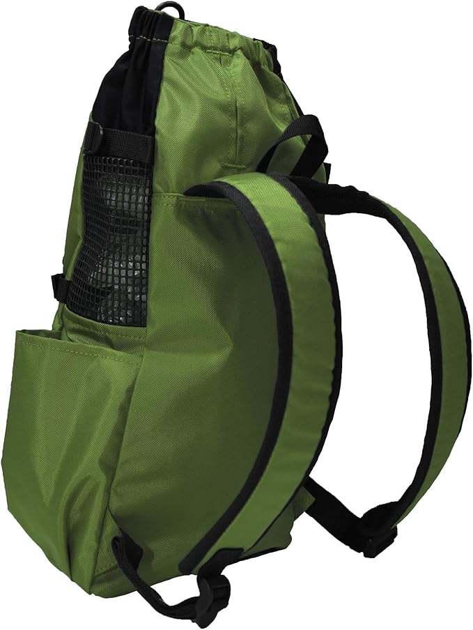 K9 Sport Sack Trainer - X-Small, Greenery - Ideal for Dogs with 9-12” Back Length - Backpack-Style Training Carrier - Meant for Quick, Non-Strenuous Activities