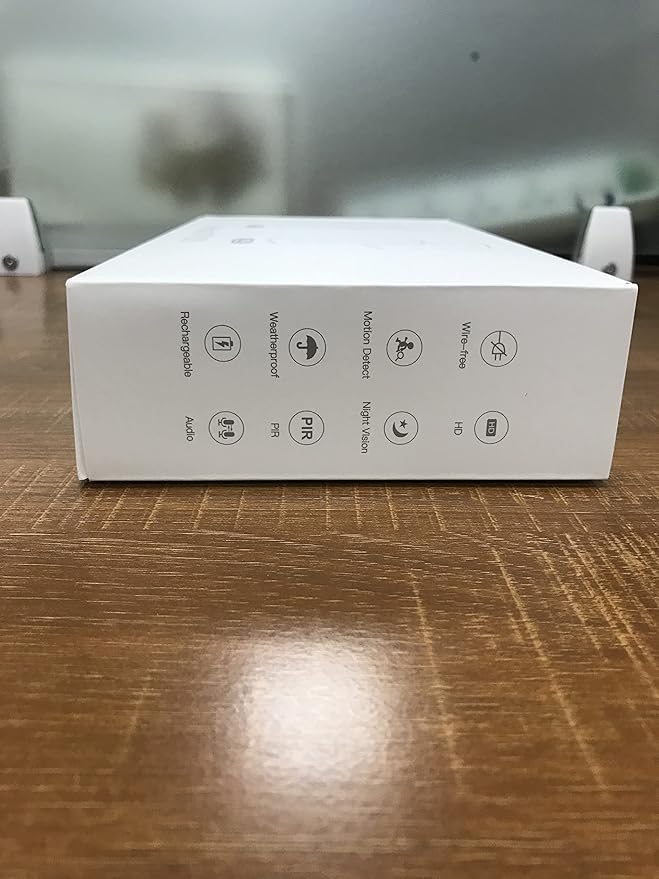 FOAOOD Security Cameras Wireless Outdoor with Solar Panel Cameras for Home Security, Home Camera with Color Night Vision, PIR Human Detection, 2-Way Talk, IP66 Waterproof (2Packs-White)