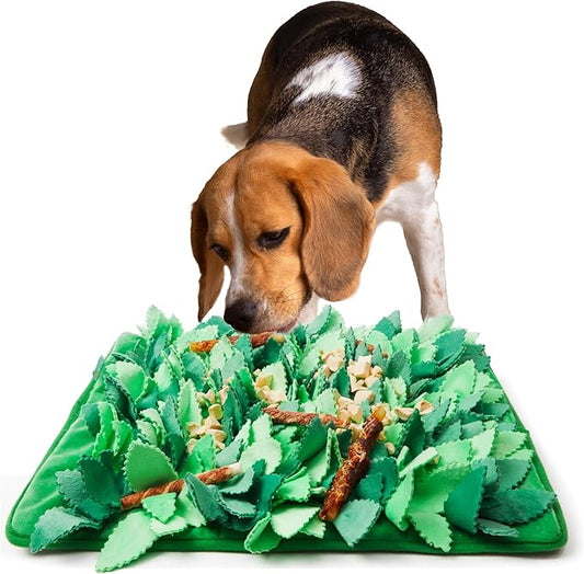 Snuffle Mat for Dogs & Cats, Interactive Toys for Busy Pets, Enrichment Toys to Slow Eating, Machine Washable Dog Feeding Mat