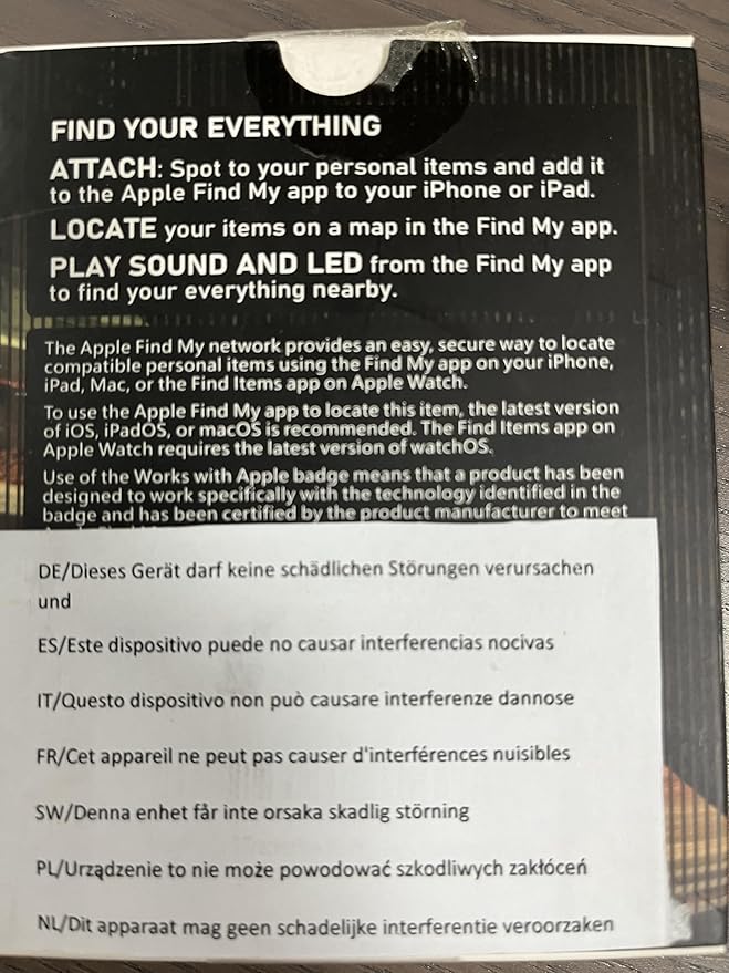 Htag GPS Tracker for Kids,Key Finder Works with Apple Find My (iOS only),Privacy Protection, Lost Mode, Waterproof,Bluetooth Tracker for Children, Seniors, Pets, Backpack (Black)