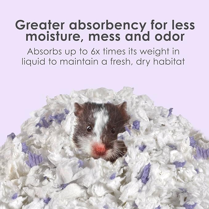 Kaytee Clean & Cozy Lavender Bedding For Pet Guinea Pigs, Rabbits, Hamsters, Gerbils, and Chinchillas, 49.2 Liters
