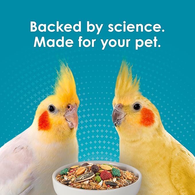 Kaytee Forti-Diet Pro Health Nourish+Protect Cockatiel Food, Comprehensive Nutrition Backed by Science, Digestive Health, Immune Support, 5 pounds