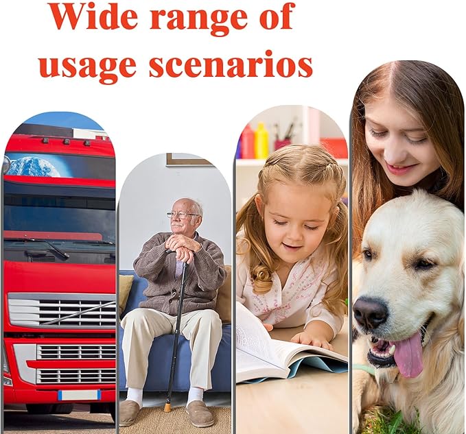 GPS Tracker for Dogs and Cats - No Monthly Fee/Subscription, No SIM Card Required - Real-Time Alerts, Historical Routes - Waterproof, Lightweight - Compatible with Android & iOS, Fits Any Collar