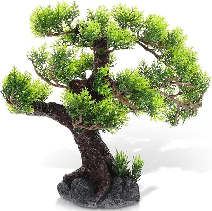 Landscaping Tree Resin Tree for Decor Resin Ornament Fish Tank Decor Craft for Fish Tank Aquarium Plant Fake Bonsai Simulation Plant Garden Decor