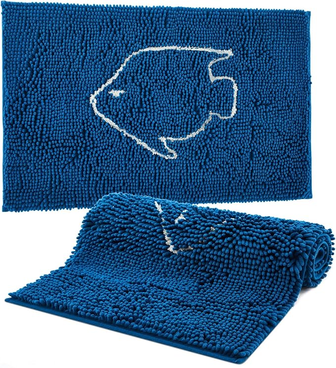 Large Aquarium Sponge Mats 20 x 36 Inch Fish Cleaning Mat Chenille Absorbent Sponge Pad for Aquariums Floor Decorative Gift Fish Hobbyists Maintenance Keep Clean
