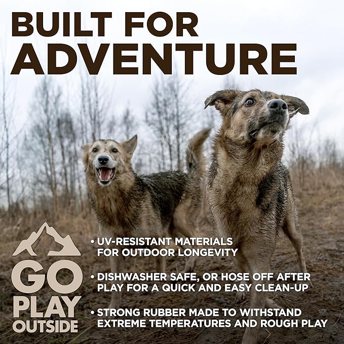 Playology Hound2O Outdoor Dog Toys | Treater Toy Fetch Stick for Dogs | Bright Orange Durable Toy Chew Stick | Easy to Clean & Made from Non-Toxic Materials