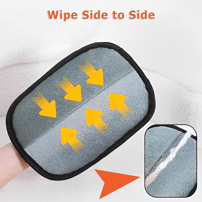 2025 Upgraded Pet Hair Remover Glove for Cats & Dogs, Electrostatic Gloves Pet Hair Removal, Reusable Pet Hair Removal Glove, Efficient Pet Grooming Gloves