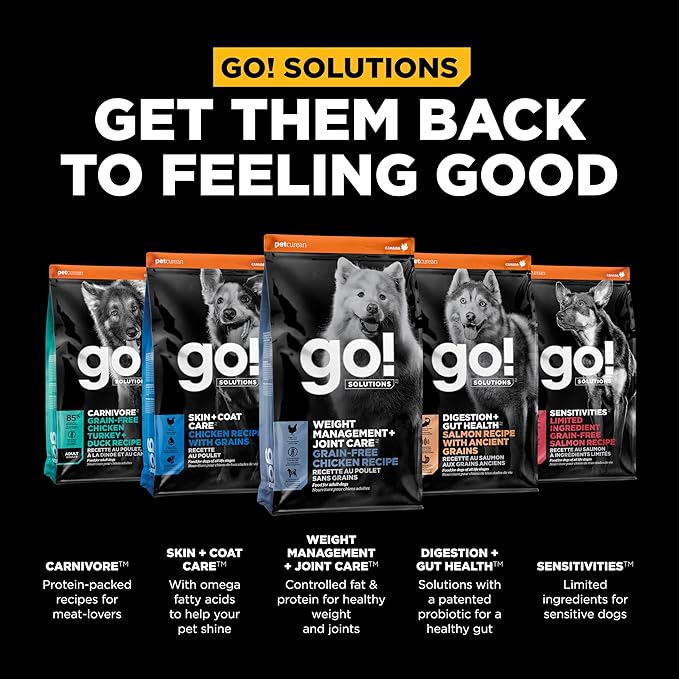 Go! Solutions Weight Management + Joint Care Dog Treats - Chicken Recipe - Soft and Chewy Dog Treats, 6 oz Bag