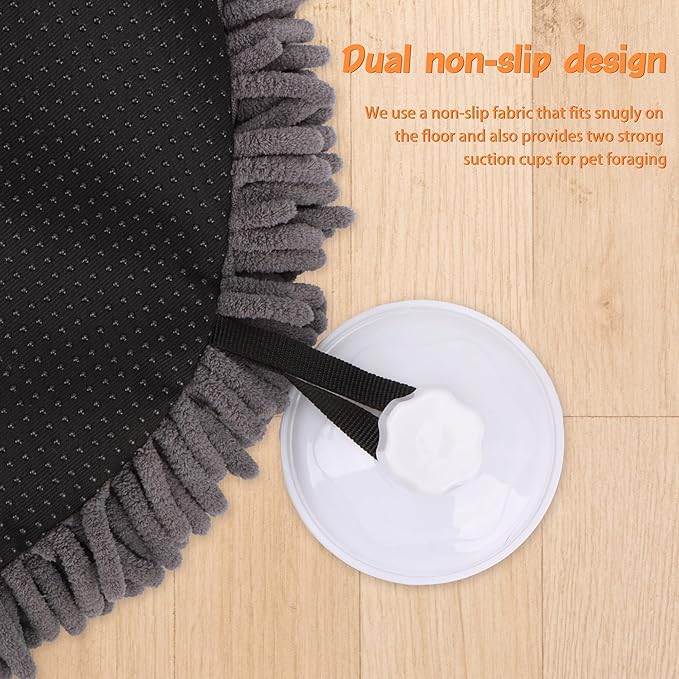 Snuffle Mat for Dogs, Interactive Toys for Pet, 12'' x 27'' Cat Slow Feeding Bowl Washable and Encourages Natural Foraging Skills, Comfortable Texture for Rabbits