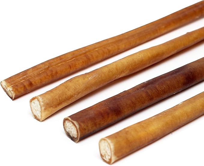 Jumbo 10"-12" Bully Sticks (2 POUNDS) for Large Dogs, for Extreme Chewers, Natural, Fully Organic, 100% Beef Pizzle Chew, Fully Digestible Dental Treat (10-12 inch, 2 lb / 32 oz)