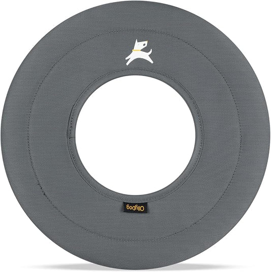 OllyDog Super Flyer | Durable Dog Frisbee | Soft & Lightweight Flying Disc | Gentle on Teeth & Gums | Water-Resistant Outdoor Toy (Castle Rock)