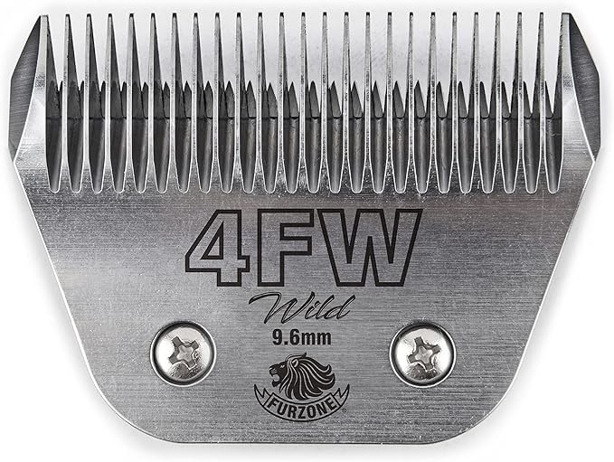 Detachable Blade - 4FW Clipper Blade 3/8", Japanese Steel, Extra Durable, Compatible with Most Oster, Wahl A5 Clippers
