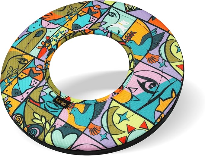 OllyDog Super Flyer | Durable Dog Frisbee | Soft & Lightweight Flying Disc | Gentle on Teeth & Gums | Water-Resistant Outdoor Toy (Cloud9)