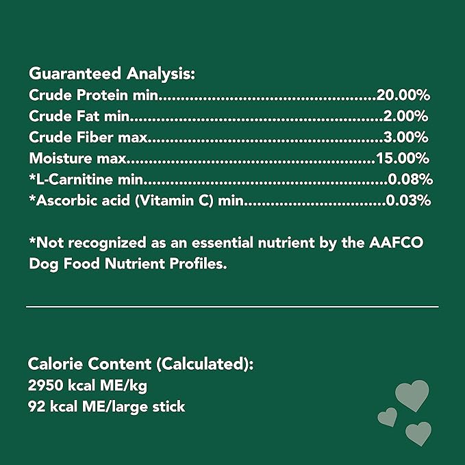 Get Naked Grain Free 1 Pouch 6.6 Oz Weight Management Dental Chew Sticks, Large