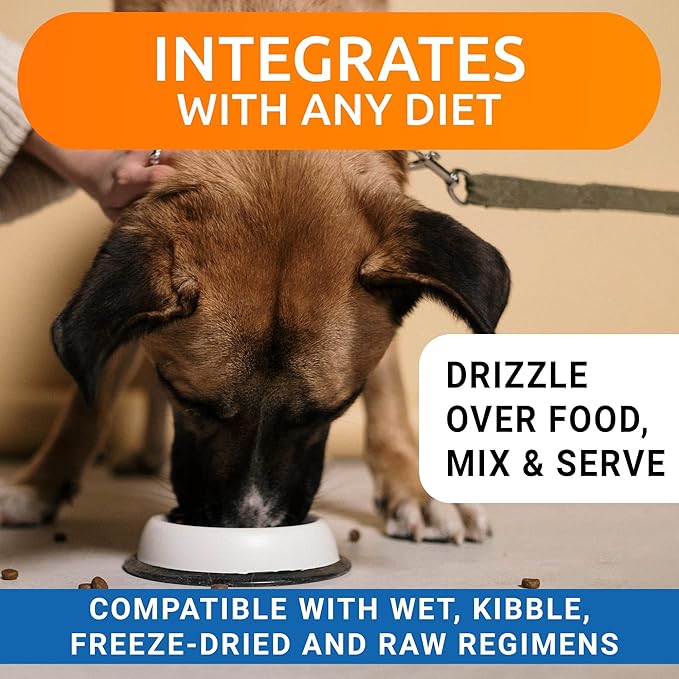 BARK&SPARK Liquid Collagen + Glucosamine for Dogs - 16 Fl Oz Easy to Serve Joint Supplement - Advanced Formula with Chondroitin, MSM, Hip & Joint + Skin & Coat Care - Made in USA