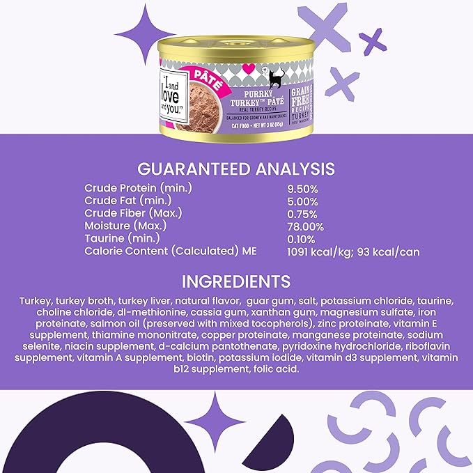 I AND LOVE AND YOU, Cat Food Variety, 3 Ounce, 12 Pack