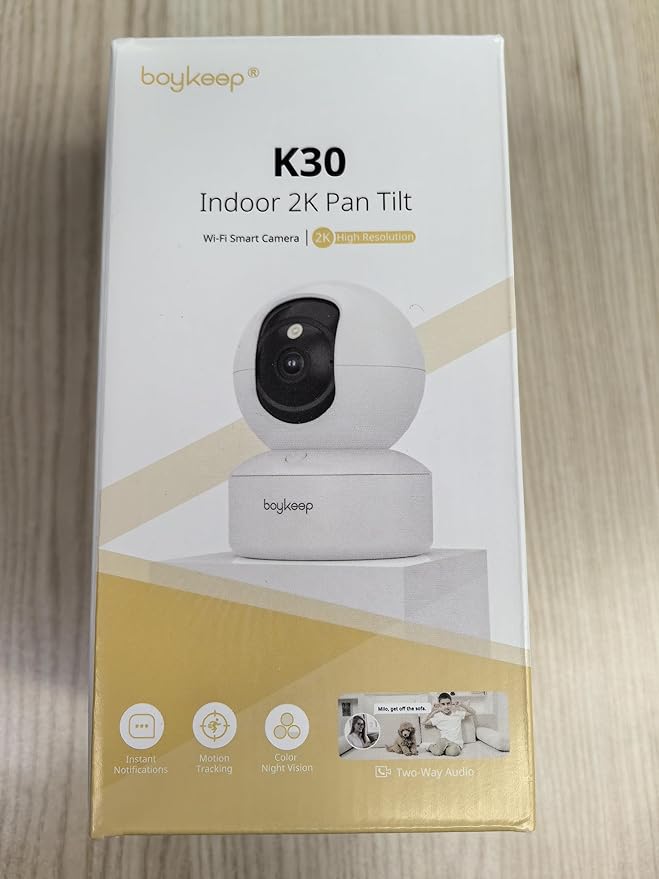 Indoor Camera - 2K Pet Camera, 5G/2.4GHz WiFi Cam for Baby Monitor with Phone App, 360° Pan & Tilt, 2-Way Audio, Color Night Vision, New for 2025 with 12s Free Cloud Storage