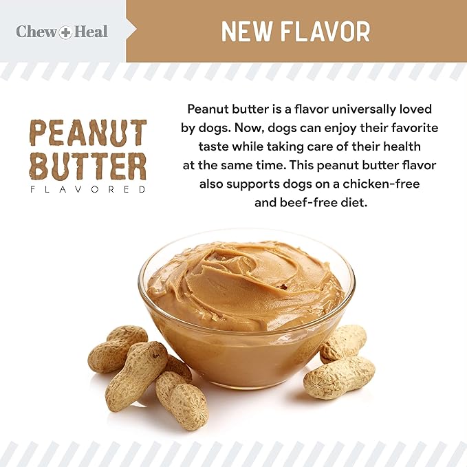 Glucosamine for Dogs Hip and Joint Supplement - 120 Soft Chews for Senior Dogs with Glucosamine, Chondroitin, MSM, and Omegas - for Mobility, Cartilage, and Joint Health - Peanut Butter Flavor