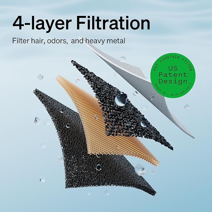 PETLIBRO Cat Water Fountain, Wireless Pump Cat Fountain, 2.5L/84oz Pet Water Fountain for Cats Indoor Stainless Steel, Cat Water Dispenser with Two Flow Modes, Pet Fountain for Drinking Easy Clean