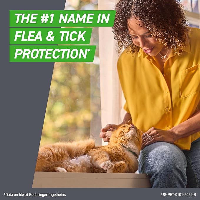 FRONTLINE Plus Flea and Tick Treatment for Cats Over 1.5 lbs. 6 Treatments