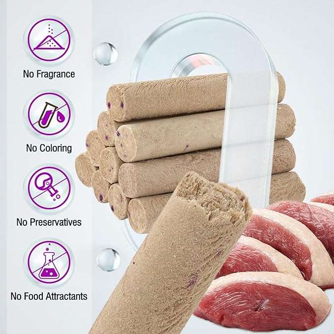 Freeze Dried Duck Stick Cat Treats, High Protein Healthy Treats for Cats & Dogs, Natural Teeth Cleaning Snacks, Gluten& Grain Free 50g