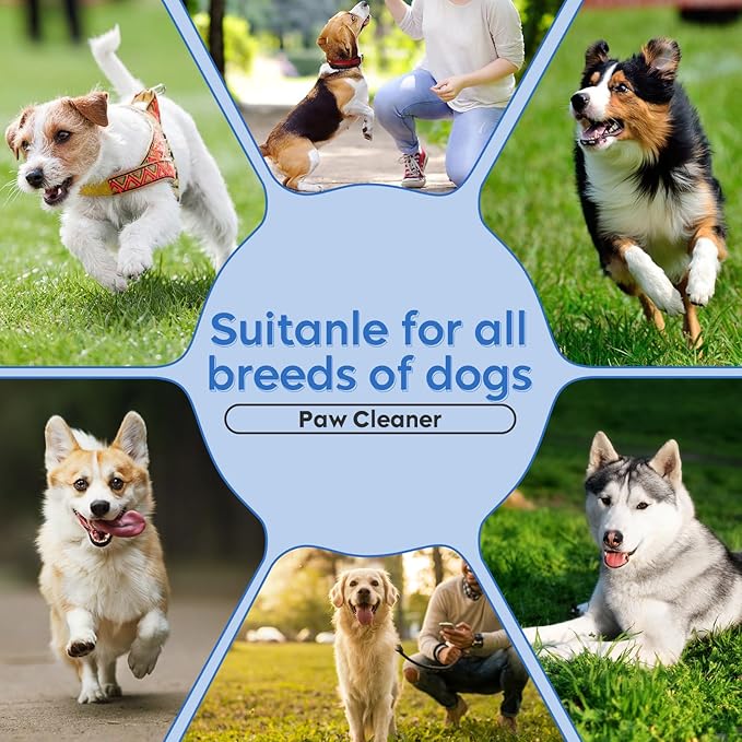 Paw Cleaner for Dogs and Cats, No-Rinse Foaming Cleanser, Unscented, and PH Balanced Paw Wash Magic Foam for Dogs Large Medium Small XL Breed